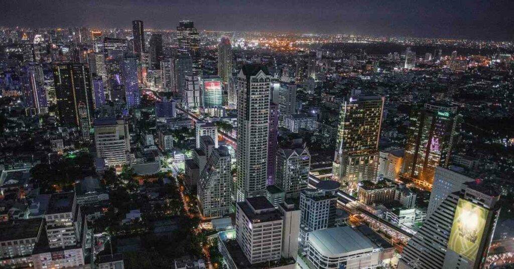 Bars scene of Bangkok at night